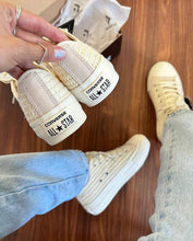 Carregar imagem no visualizador da galeria, Tênis A.Star Plataforma Areia Renda Premium