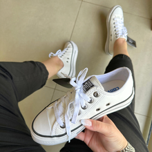 Carregar imagem no visualizador da galeria, Tênis All Star Branco Plataforma Premium