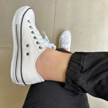 Carregar imagem no visualizador da galeria, Tênis All Star Branco Plataforma Premium