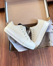 Carregar imagem no visualizador da galeria, Tênis A.Star Plataforma Areia Renda Premium

