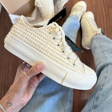 Carregar imagem no visualizador da galeria, Tênis A.Star Plataforma Areia Renda Premium
