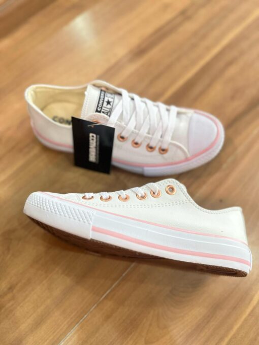 Tênis A.Star Branco Rosa