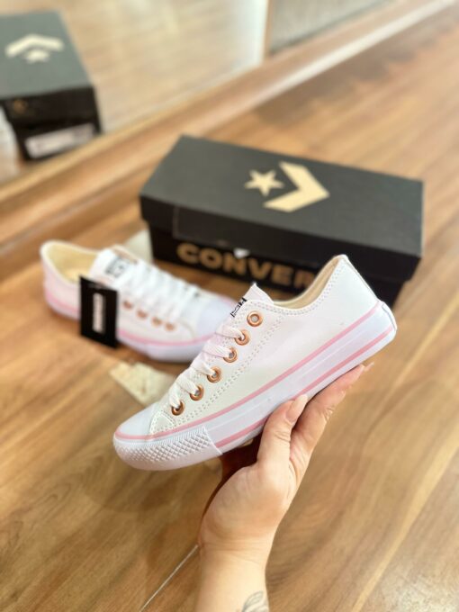 Tênis A.Star Branco Rosa